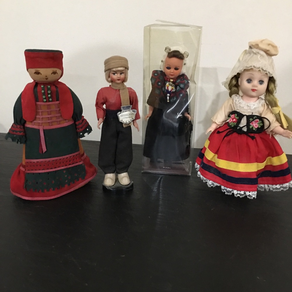 Four dolls